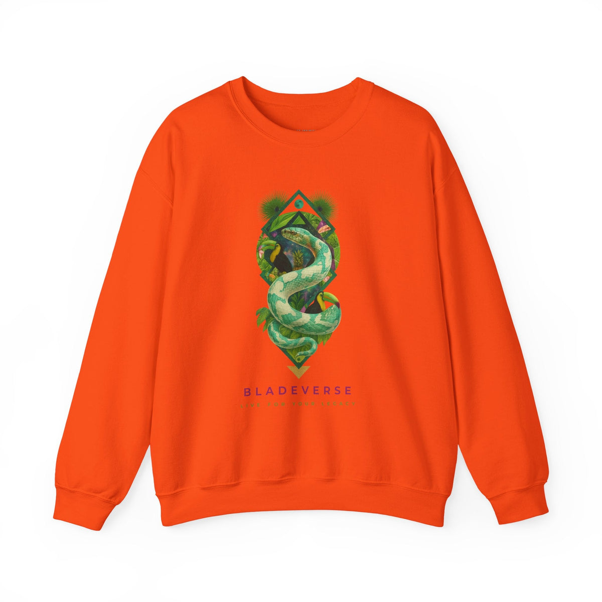 Galactic Snake Unisex Crewneck Sweater