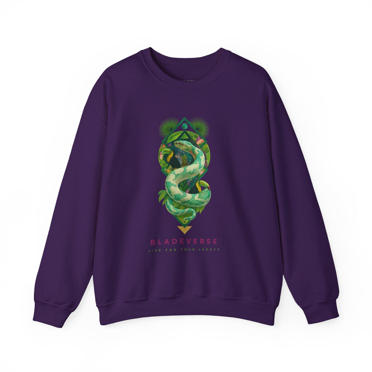 Galactic Snake Unisex Crewneck Sweater