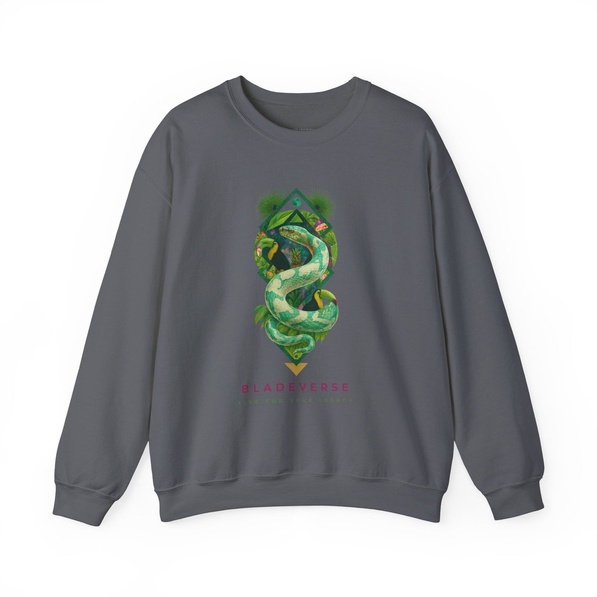 Galactic Snake Unisex Crewneck Sweater