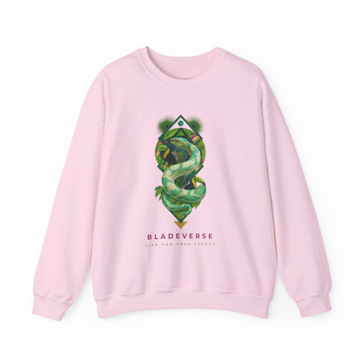 Galactic Snake Unisex Crewneck Sweater