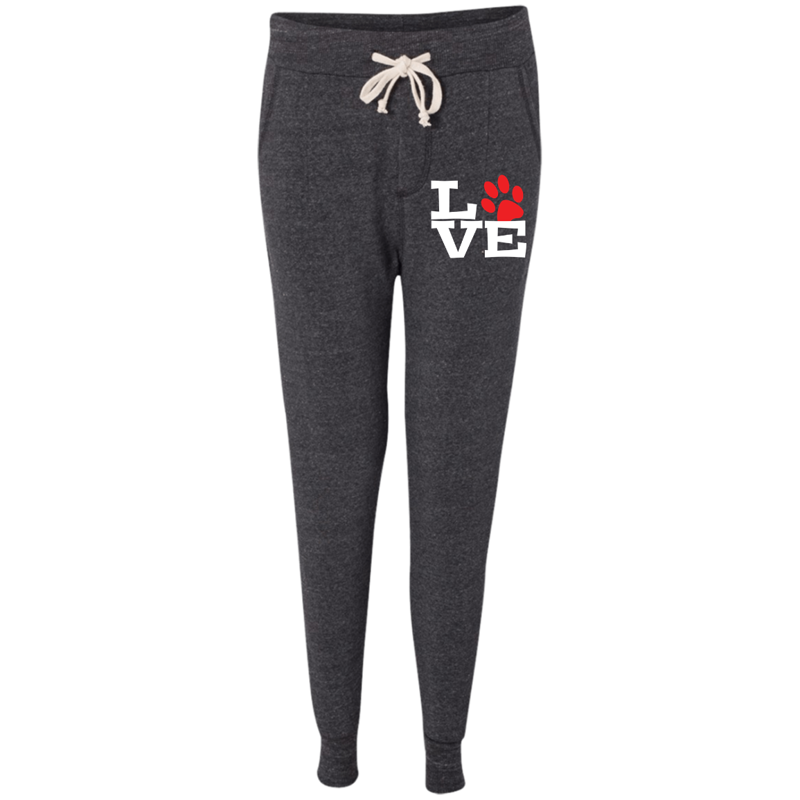Ladies' Fleece Jogger Love Paw