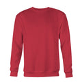 Men's Plain Crew Sweatshirt, Chili Pepper
