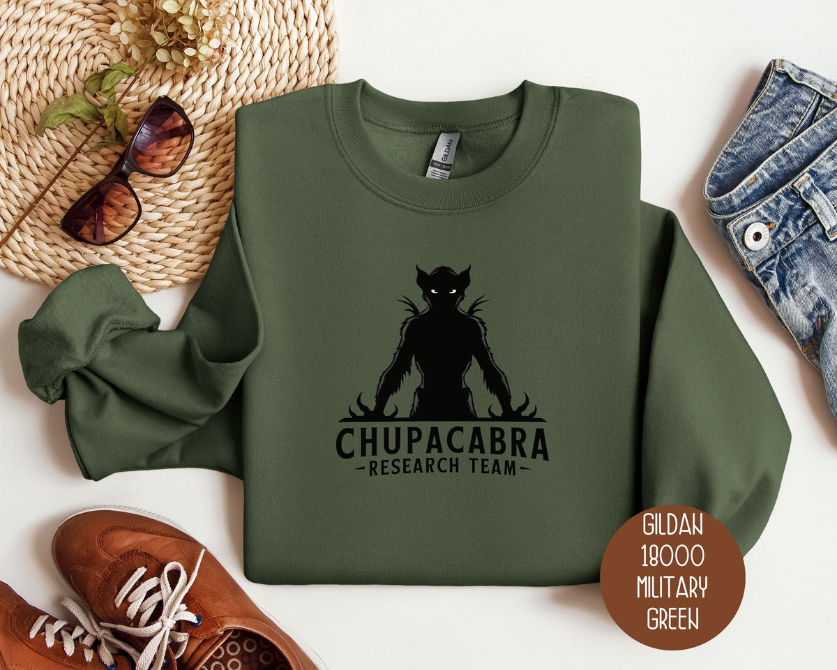 Chupacabra Research Team Sweatshirt