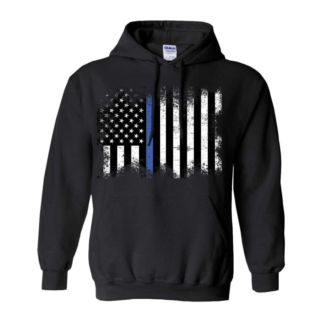 Men's Hoodie Thin Blue Line