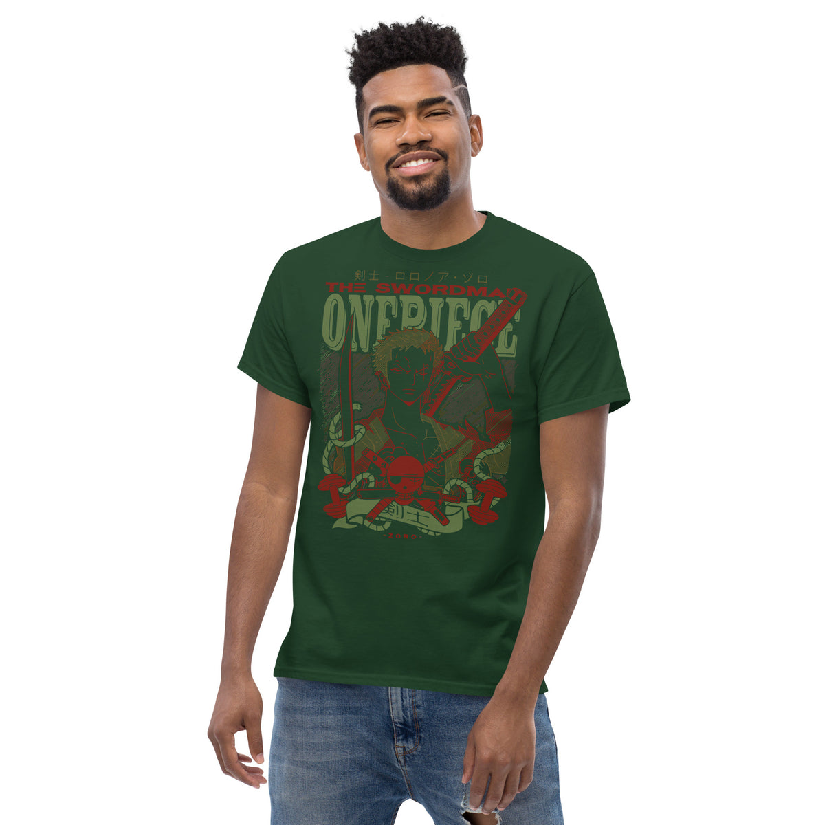 One Piece Anime Tees | Roronoa Zoro T-Shirt | Roronoa Zoro Tees | Anime T-Shirt